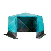 Шатер Следопыт быстросборный 6стен.3.35*3.85м. h-2.25м.S по полу 9.3кв.м.